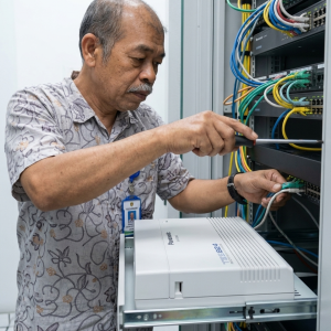 Instalasi perangkat PABX Panasonic seri KX-TES824