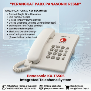 PABX Panasonic KX-TS505 Analog Telephone